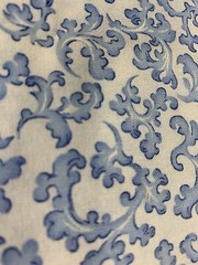 1 Yd “My Collection” Hancock’s Blue on White #HF-C 9854 Cotton Fabric, 2006, 44″