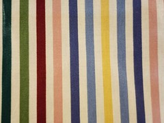 5th Ave. Afternoon Striped Decorating Fabric 100% Cotton By-The-Yard Qty Disc