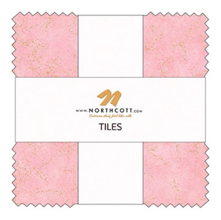 10″ Layer Cake- Shimmer Tiles Northcott Ten-Square Cotton Fabric Precuts M417.16