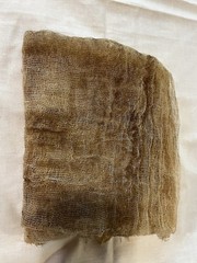 36” X 36” Piece Coffee Stained Primitive Cheesecloth Halloween Folk Art Crafts