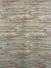 Omega Textiles Abtract Stripe Lightweight Pastel Fabric Green Tan Peach BTY W12
