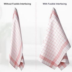 Iron-On Fleece Fabric 300 X 100Cm, 50 G/M² Fleece Line for Iron-On, Ironing Inse