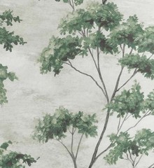 Thibaut/Anna French Curtain Fabric ‘DALTON’ 2.8 METRES GREEN Linen Blend