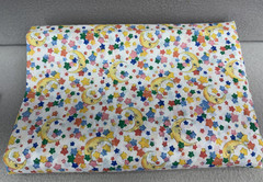 Cranston Cotton Fabric Moon & Stars Print 44×132 Yardage Nursery Craft Nostalgic