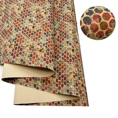 Cork Fabric by The YardCork Fabric for Sewing with Colored Spots Surface12 * …