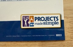 2 Fabric Conversion Charts – 1 Cardboard & 1 Laminated w Sticker Backing