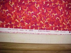 Fabric 100% Cotton Made in Japan Screen Print D#6541 108″X44″ COLOR CALLAGE