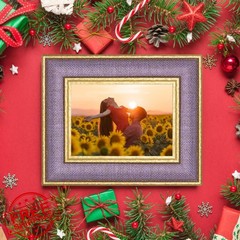 Minesaxel 8×10 Purple Fabric Frames 4pk