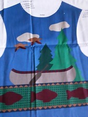 Fabric A Dirondack Childs Vest 6,8,10,12 Multicolor Panel