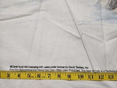 Lot 6 Wildlife Panels Safari Animals Woodland Cotton Fabric Bundle