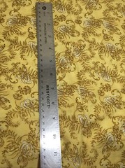 Yellow Birds on Golden Brown Branches 1Y Springs Creative Fabric Floral Stencil