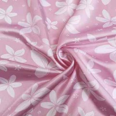 58” Wide By Yards Retro Leaf Print Satin Fabric Charmeuse Material Lining