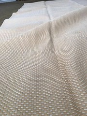 UPHOLSTERY FABRIC SAMPLE Woven Polyurethane Laminate 84″x54″ Hemmed