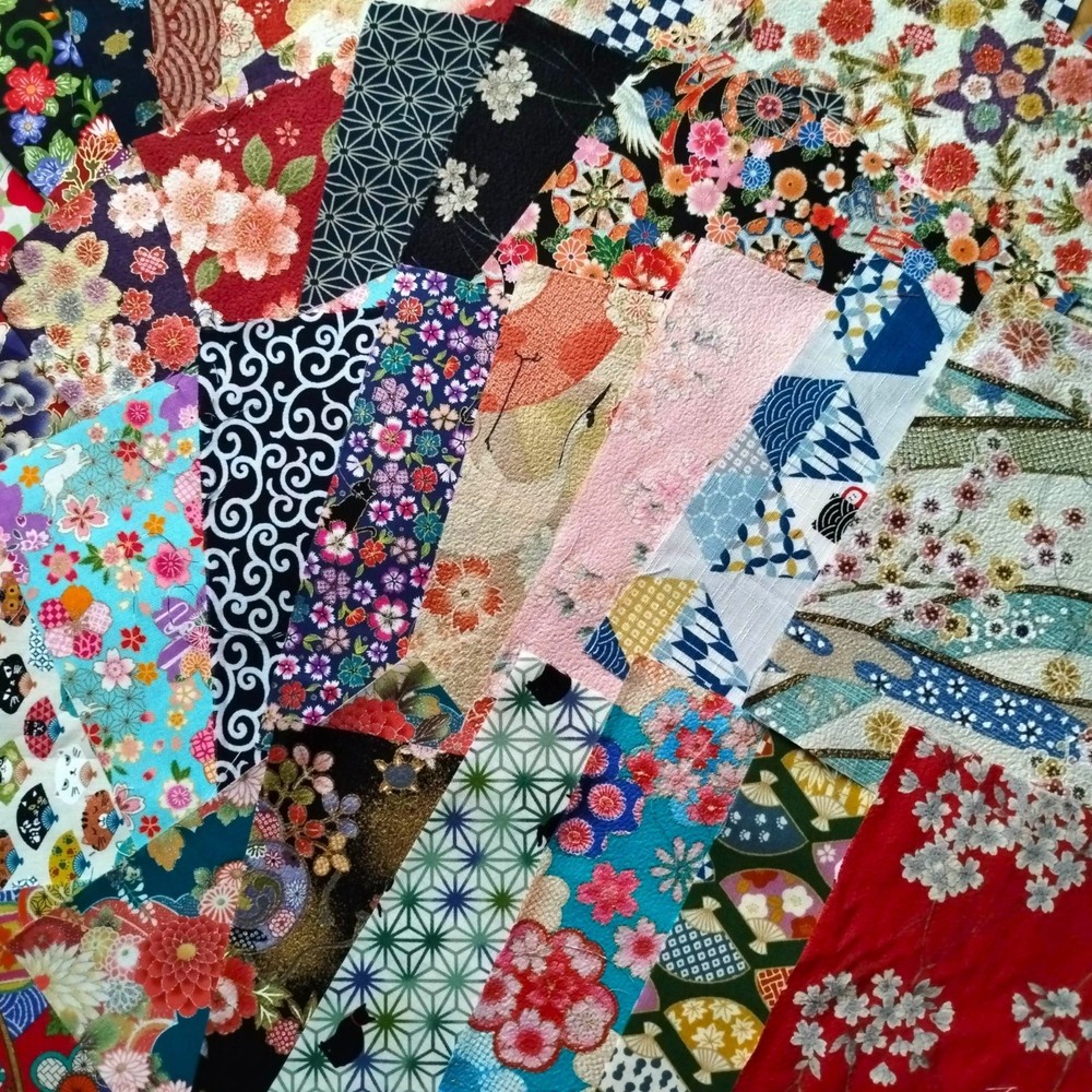 Japanese Cotton Fabric Bundle 30pcs 15cm Quilting Patchwork Craft Scrap Set