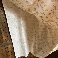 Flintstones Pebbles and Bamm-Bamm Fabric 1 yard 36×60 in VTG 1991 Unused remnant