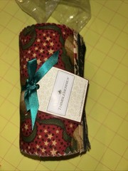 RJR Thimbleberries Christmas Punch Fabric Roll, 31 5.5”x22” Strips