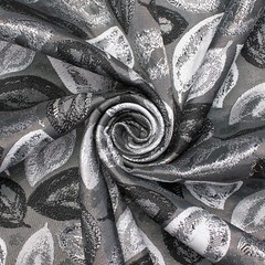 Autumn Leaf Extra Wide Metallic 110″ Heavyweight Upholstery Jacquard Fabric