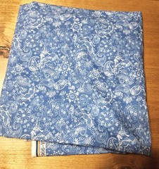 Fabric, Blue Poly Knit