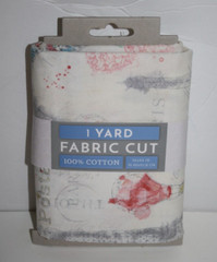 David Textiles Paris France Eiffel Tower Fabric 100% Cotton 1 Yard 36 x 44 in