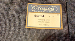 15 Vintage 1960s Men’s Suit Wool Fabric Samples from M. Wile Co. Quilt Crafts