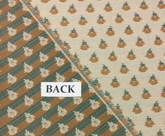 BALLARD DESIGNS PIPPA GOLDEN YELLOW PETITE FLORAL JACQUARD FABRIC 1.75 YARD 56″W