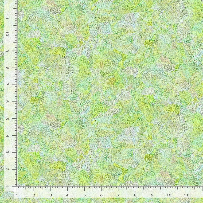Dragonfly Mist Fabric | Bubble Texture Green | Timeless Treasures YARD