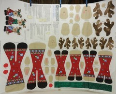 “Rockin’ Rudy Fold-Up Dolls” Daisy Kingdom Cut & Sew Fabric Panel # 1120 Springs
