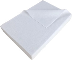 White Felt Fabric, Soft Felt Sheets for Crafts, 1.4Mm Thick 8″X12″ Craft Felt 20