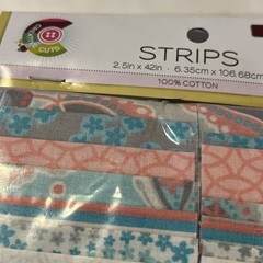 Fabric Editions Grayson Fabric Strips 14 Pc 2.5” x 42” Cotton Quilt Jelly Roll
