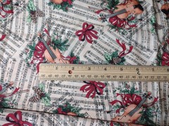 Cotton Quilt Fabric Lot of 5 Christmas Holiday Winter Susan Winget Prints 6+ yds