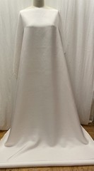 100% Silk Dupioni White Luxurious Fabric 40mm 2.75 Yard Long 45″ Wide