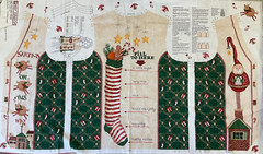 DAISY KINGDOM HO HO HO ADULT LONG VEST PANEL #3711 BY SANDI GORE-EVANS (1998)