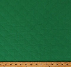 Single-Face Quilted Green 43″ Wide Poly Cotton Blend Fabric by the Yard D270.18