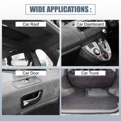Car Sky Suede Fabric with Foam – Suede Headlin Fabric Foam