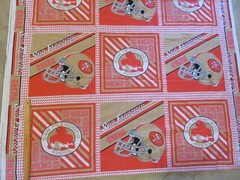 Vintage 1993 San Francisco 49ers NFL Logo Fabric NFL #5180 N.T.T. Inc.