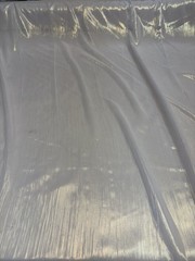Liquid Chiffon White/Gold Fabric by the Yard – Iridescent Sheer Shimmer