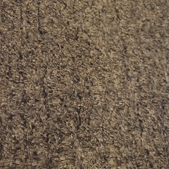 Dark Heathered Gray-Beige Wool Knit, Curly Texture – NO STRETCH! Italian!