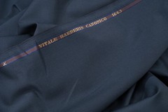 Vitale Barberis Canonico Super 110s Pure Wool Suit Fabric Charcoal 260g 3.1m Ita