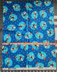 Dr Seuss Fabric The Cat in the Hat 2 cuts 15×42 & 12×22 in. D #15672 by Kaufman