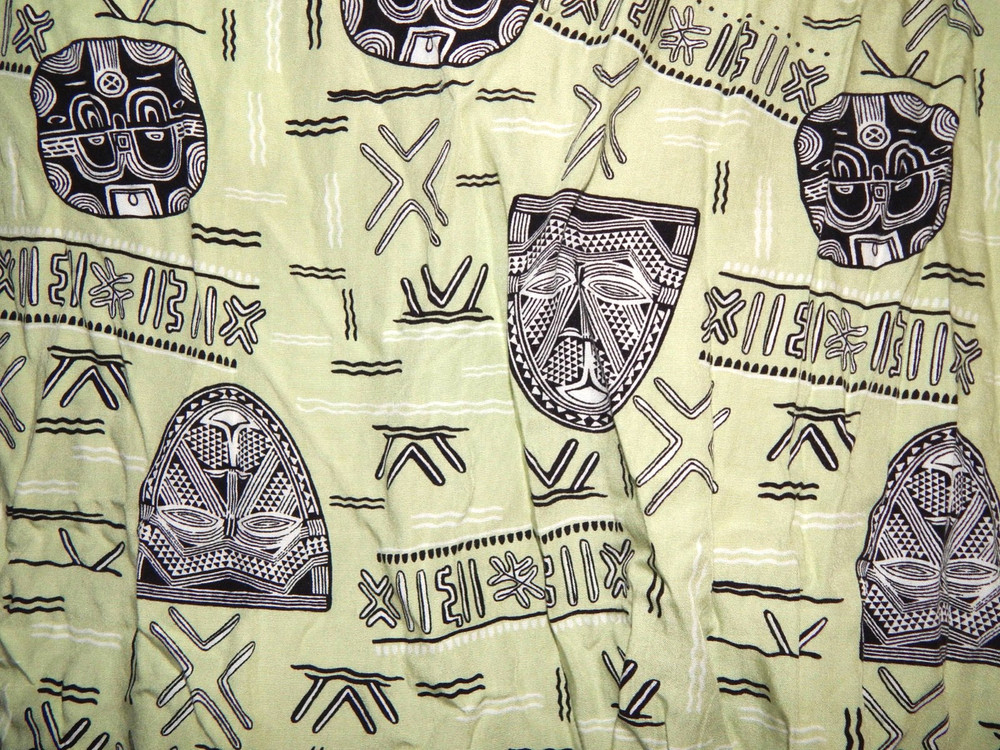 African Ethnic High Fashion Design Rayon Fabric By the Yard 46″ w