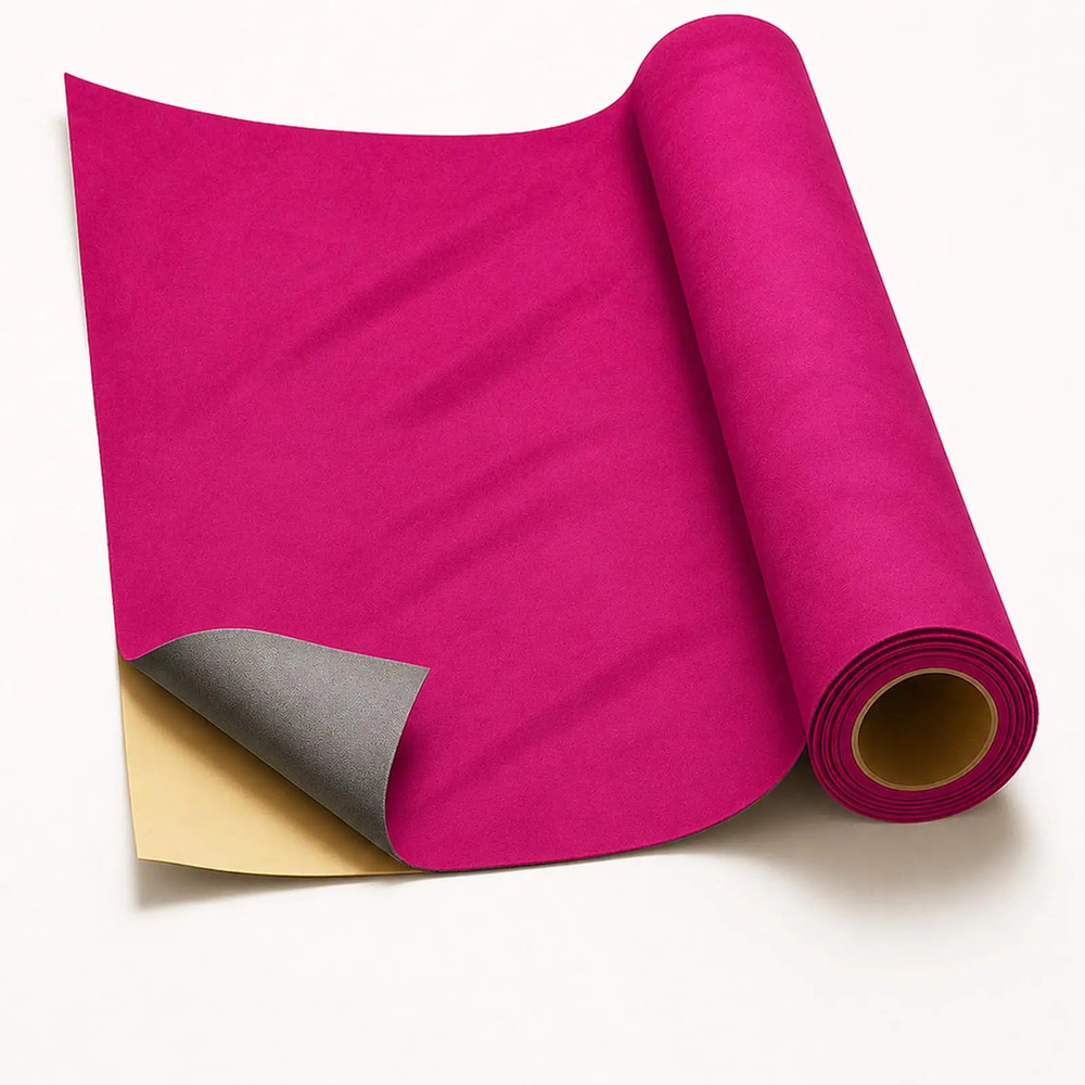 Stretchable Suede-Like Self-Adhesive Film for Car Interior – Headliner, Dashboar