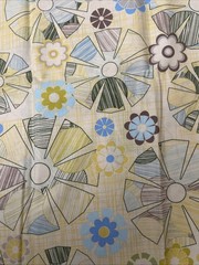 Free Spirit In My Room Jenean Morrison Lazy Afternoon PWJM 070 Floral 44 W 1 yd