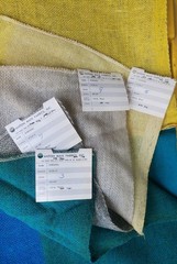 Vintage Anton Maix Inc. Streifen 100% Wool Fabric 48″ (3C26-5) Germany
