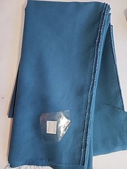 Heavy Polyester Blend Woven Plain Teal Green Fabric 60″w X 37″ Sewing Interior