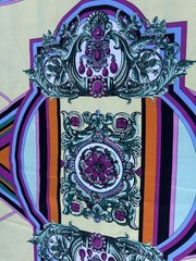 Stunning Material Colorful For Decor Or Clothing Polyester 46 X 36