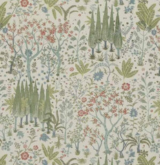 GP & J BAKER LIFESTYLE CURTAIN FABRIC Bridport 6.4 METRES GREEN 100% COTTON