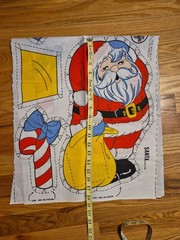 VTG Spring Mills Santa Fabric Panel Cut & Sew Pillow Uncut Pattern Ls 518