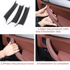 TKREENO Car Door Handle Cover for BMW X5 X6 F15 F16 2014-2018 Interior Door P…