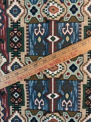 Fabric Upholstery Tapestry Kilim Bohemian Boho Tribal Southwestern 41″ L x 53″ W