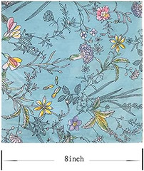 50pcs Cotton Fabric Squares for Sewing Quilting 8″x8″ 100% Cotton Fabric Squares